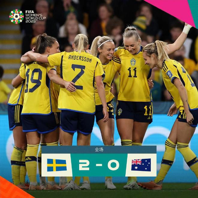 瑞典女足展现出了强大的实力和团队合作精神